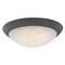 Westinghouse 3.5 in. H X 11 in. W X 11 in. L Oil Rubbed Bronze Bronze/White Ceiling Light 63089 - alternate 2